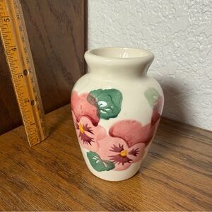 Emma Bridgewater Pink Pansy Small Vase / Mustard Pot